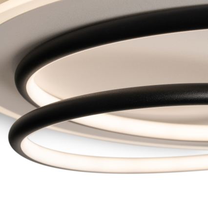 BRILAGI - Ρυθμιζόμενο φωτιστικό οροφής LED FLARE LED/70W/230V 3000-6000K Ø 50 cm λευκό/μαύρο + τηλεχειριστήριο