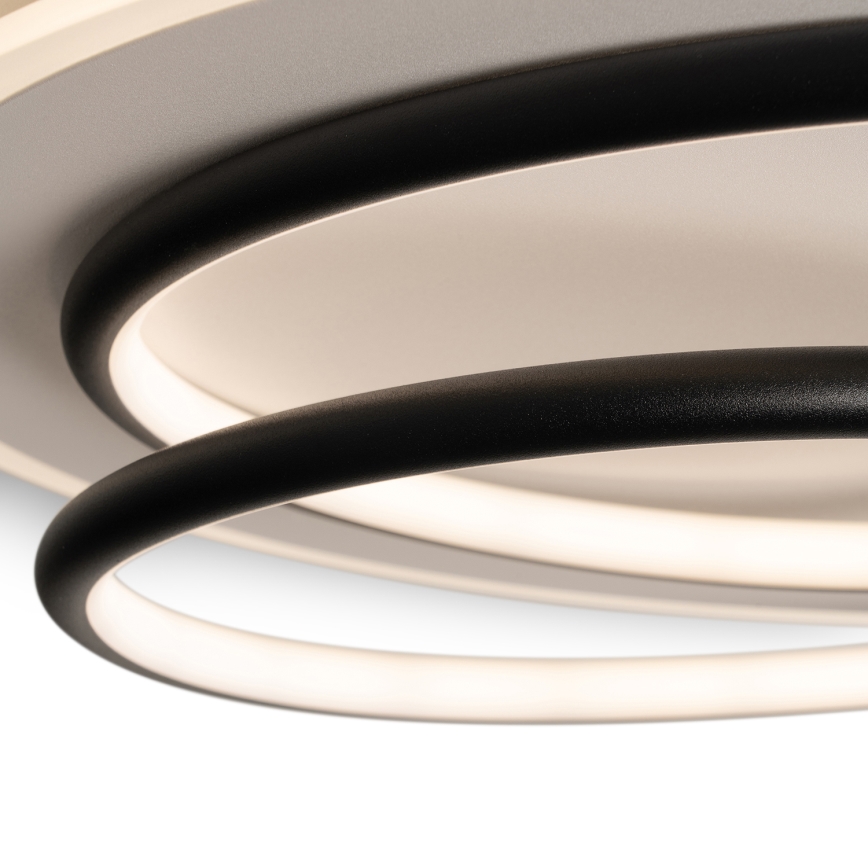 BRILAGI - Ρυθμιζόμενο φωτιστικό οροφής LED FLARE LED/70W/230V 3000-6000K Ø 50 cm λευκό/μαύρο + τηλεχειριστήριο