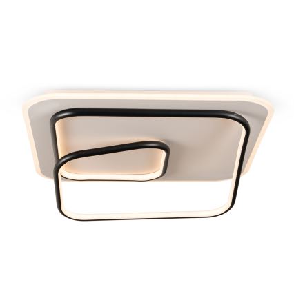 BRILAGI - LED ρυθμιζόμενο φωτιστικό οροφής FLARE LED/81W/230V 3000-6000K 50x50 cm λευκό/μαύρο + τηλεχειριστήριο
