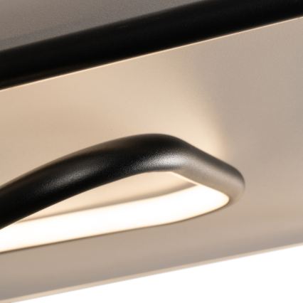 BRILAGI - LED ρυθμιζόμενο φωτιστικό οροφής FLARE LED/81W/230V 3000-6000K 50x50 cm λευκό/μαύρο + τηλεχειριστήριο