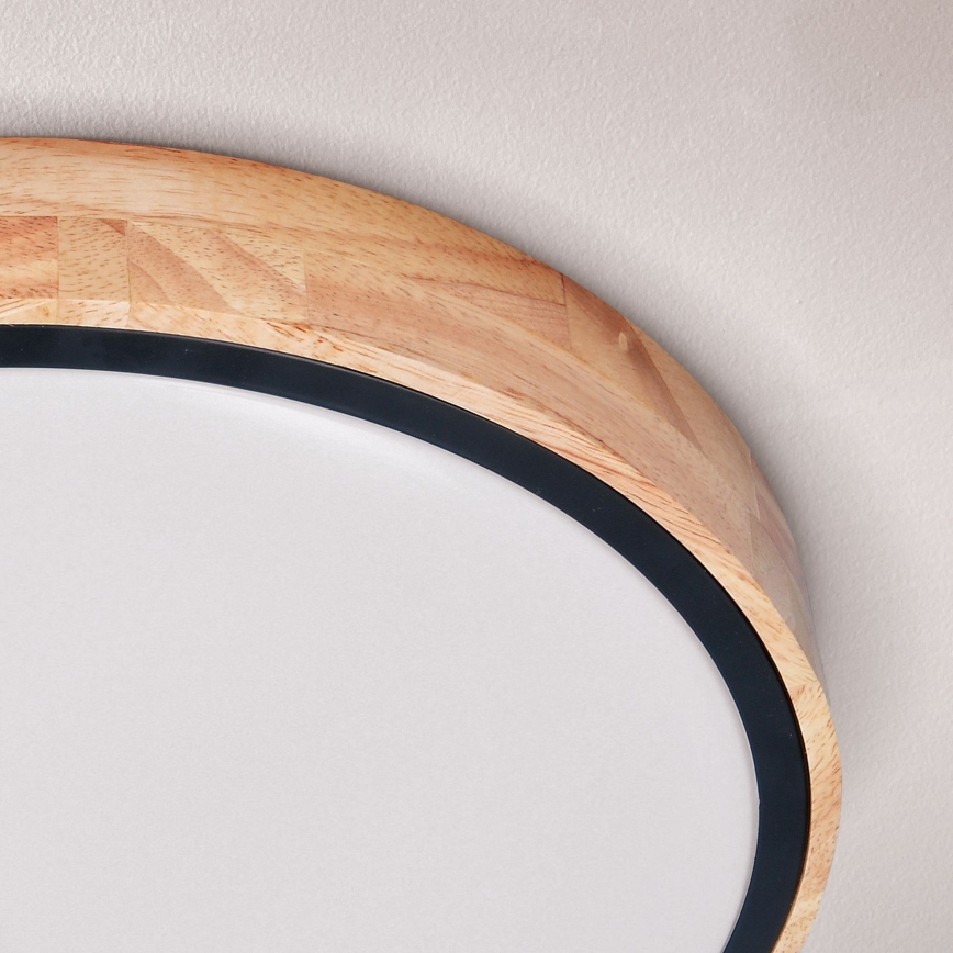 Brilagi - Ρυθμιζόμενο LED οροφής φωτιστικό GLORIA LED/48W/230V 3000-6500K δρυς διάμ. 40 εκ. + τηλεχειριστήριο