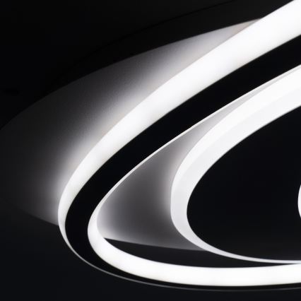 BRILAGI - LED ρυθμιζόμενο φωτιστικό οροφής IRIS LED/78W/230V 3000-6000K 37x49 cm λευκό + τηλεχειριστήριο