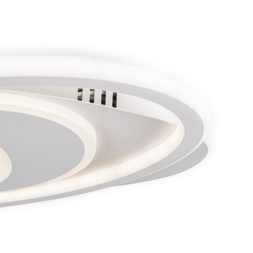 BRILAGI - LED ρυθμιζόμενο φωτιστικό οροφής IRIS LED/78W/230V 3000-6000K 37x49 cm λευκό + τηλεχειριστήριο