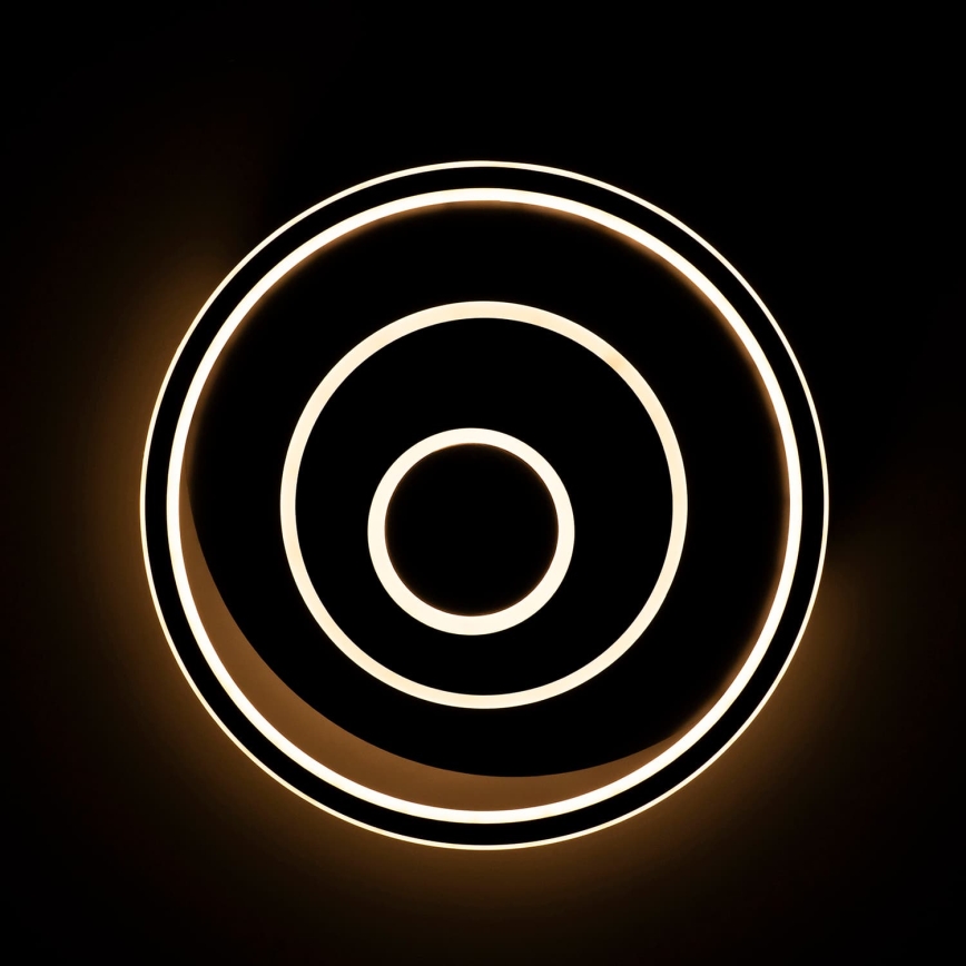 BRILAGI - Ρυθμιζόμενο φωτιστικό οροφής LED IRIS LED/83W/230V 3000-6000K 46x50 cm μαύρο + τηλεχειριστήριο