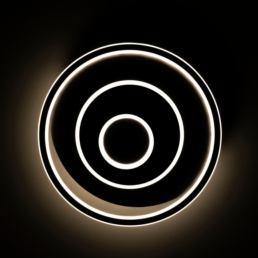 BRILAGI - Ρυθμιζόμενο φωτιστικό οροφής LED IRIS LED/83W/230V 3000-6000K 46x50 cm μαύρο + τηλεχειριστήριο