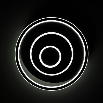 BRILAGI - Ρυθμιζόμενο φωτιστικό οροφής LED IRIS LED/83W/230V 3000-6000K 46x50 cm μαύρο + τηλεχειριστήριο