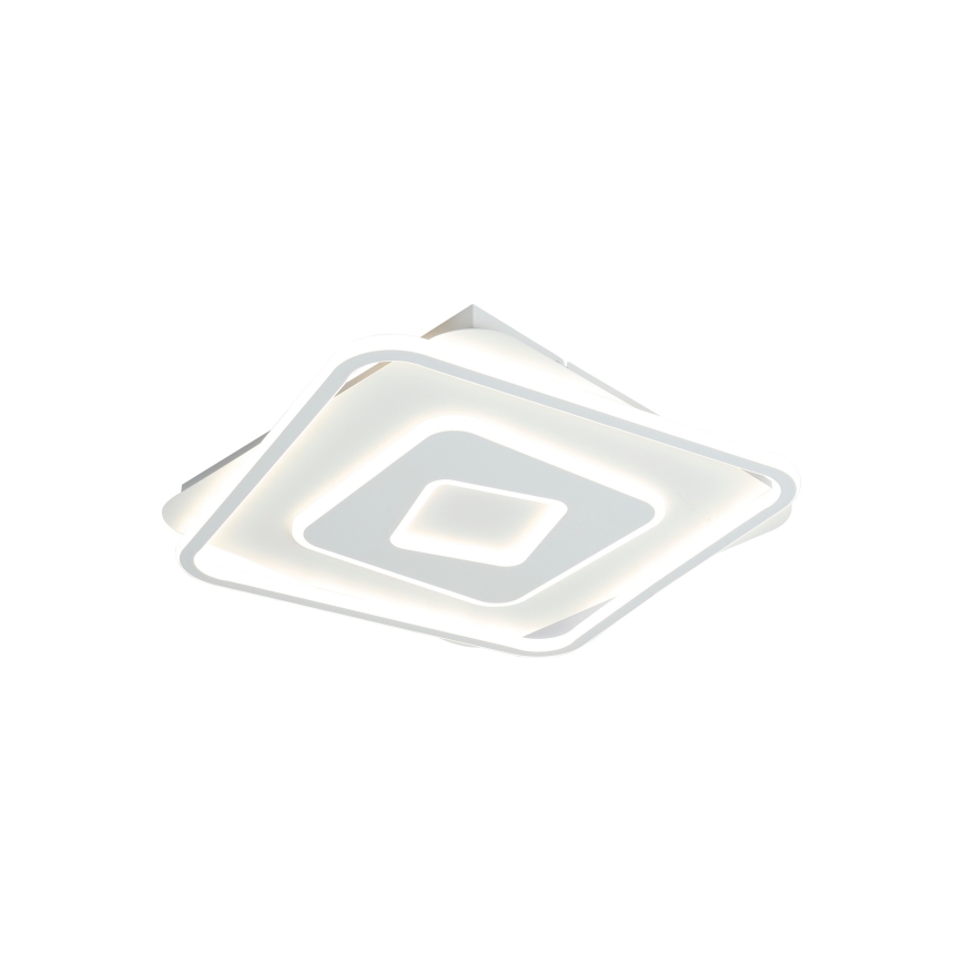 Brilagi - LED ρυθμιζόμενο φωτιστικό οροφής IRIS LED/98W/230V 3000-6000K 50x50 cm λευκό + τηλεχειριστήριο