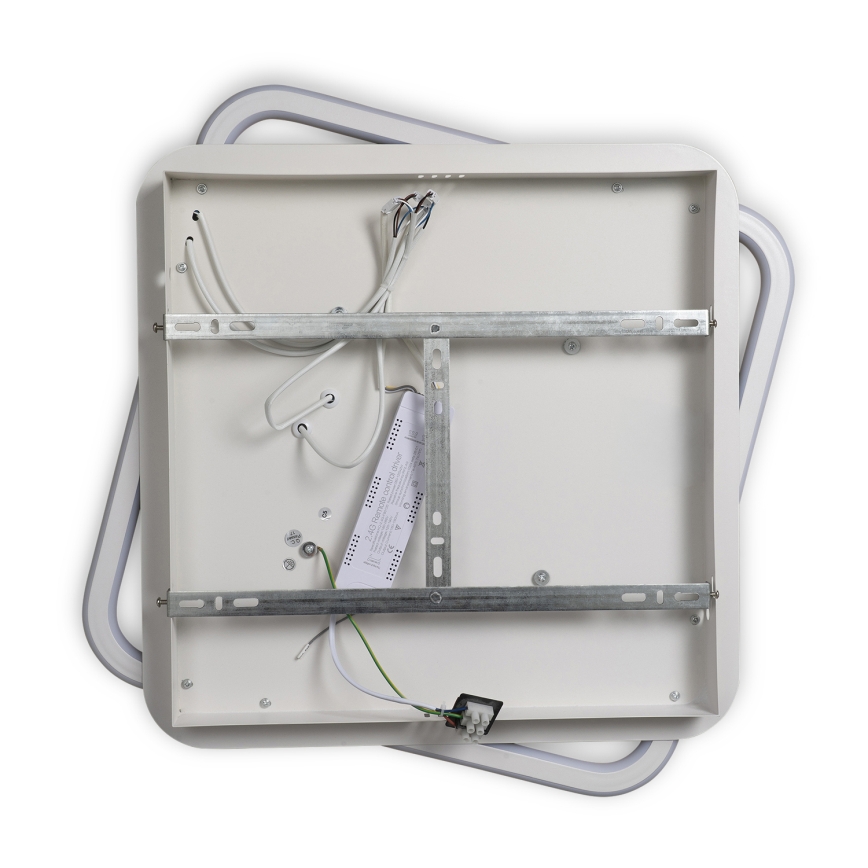 BRILAGI - LED ρυθμιζόμενο φωτιστικό οροφής IRIS LED/98W/230V 3000-6000K 50x50 cm λευκό + τηλεχειριστήριο