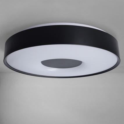 Brilagi - LED Ρυθμιζόμενο φωτιστικό οροφής JAMIS LED/48W/230V 3000-6500K Ø 39 cm μαύρο + τηλεχειριστήριο