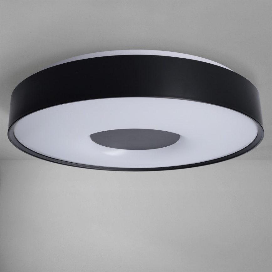 Brilagi - LED Ρυθμιζόμενο φωτιστικό οροφής JAMIS LED/48W/230V 3000-6500K Ø 39 cm μαύρο + τηλεχειριστήριο