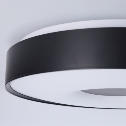 Brilagi - LED Ρυθμιζόμενο φωτιστικό οροφής JAMIS LED/48W/230V 3000-6500K Ø 39 cm μαύρο + τηλεχειριστήριο