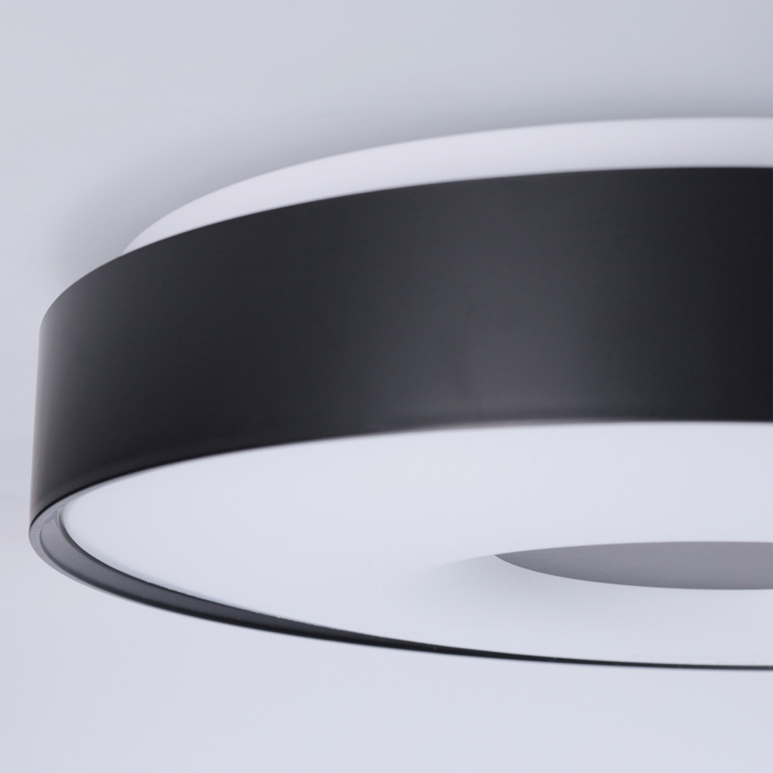 Brilagi - LED Ρυθμιζόμενο φωτιστικό οροφής JAMIS LED/48W/230V 3000-6500K Ø 39 cm μαύρο + τηλεχειριστήριο