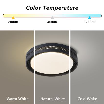 Brilagi - Ρυθμιζόμενο LED φωτιστικό οροφής KREON LED/54W/230V 3000-6000K λευκό, διάμ. 38 εκ. + τηλεχειριστήριο