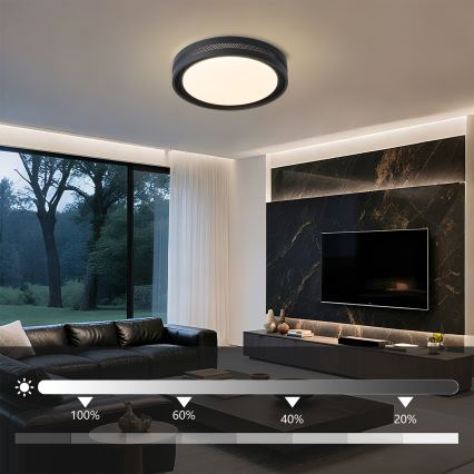 Brilagi - Ρυθμιζόμενο LED φωτιστικό οροφής KREON LED/54W/230V 3000-6000K λευκό, διάμ. 38 εκ. + τηλεχειριστήριο