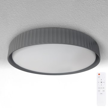 Brilagi - Ρυθμιζόμενο LED φωτιστικό οροφής LUCIA LED/48W/230V 3000-6500K Ø 41 cm γκρι + τηλεχειριστήριο