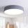 Brilagi - Ρυθμιζόμενο LED φωτιστικό οροφής LUCIA LED/48W/230V 3000-6500K Ø 41 cm γκρι + τηλεχειριστήριο