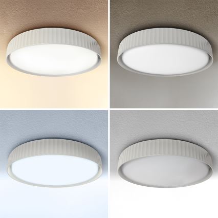 Brilagi - LED Ρυθμιζόμενο Φωτιστικό Οροφής LUCIA LED/48W/230V 3000-6500K Ø41 cm λευκό + τηλεχειριστήριο