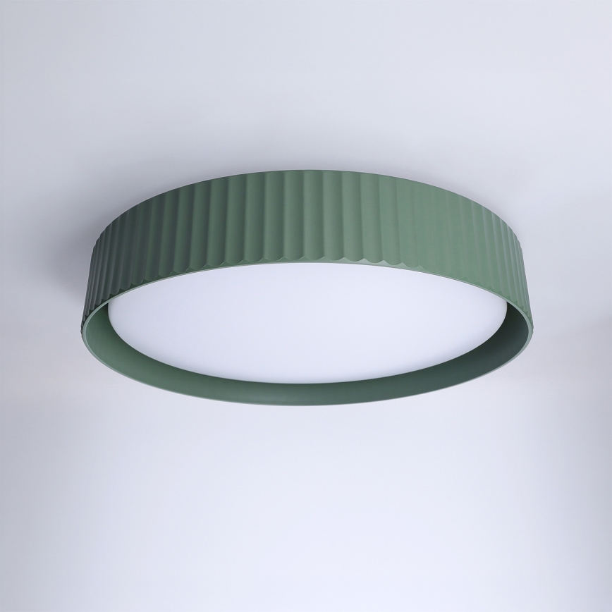 Brilagi - Ρυθμιζόμενο LED φωτιστικό οροφής LUCIA LED/48W/230V 3000–6500K Ø 41 εκ. πράσινο + τηλεχειριστήριο