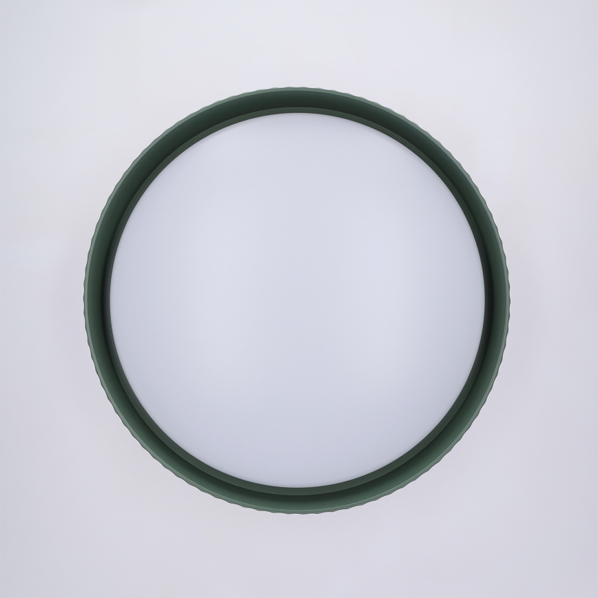 Brilagi - Ρυθμιζόμενο LED φωτιστικό οροφής LUCIA LED/48W/230V 3000–6500K Ø 41 εκ. πράσινο + τηλεχειριστήριο