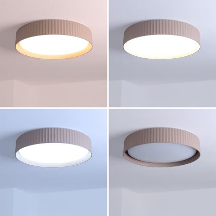 Brilagi - Ρυθμιζόμενο φωτιστικό οροφής LED LUCIA LED/48W/230V 3000-6500K Ø 41 cm καφέ + με τηλεχειριστήριο