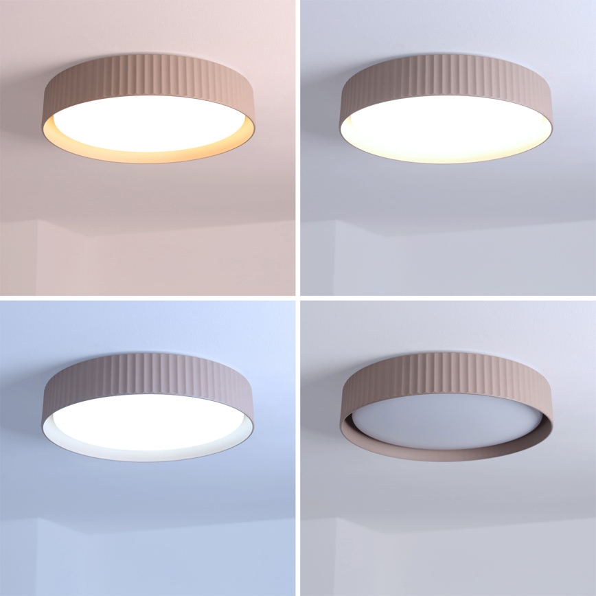Brilagi - Ρυθμιζόμενο φωτιστικό οροφής LED LUCIA LED/48W/230V 3000-6500K Ø 41 cm καφέ + με τηλεχειριστήριο
