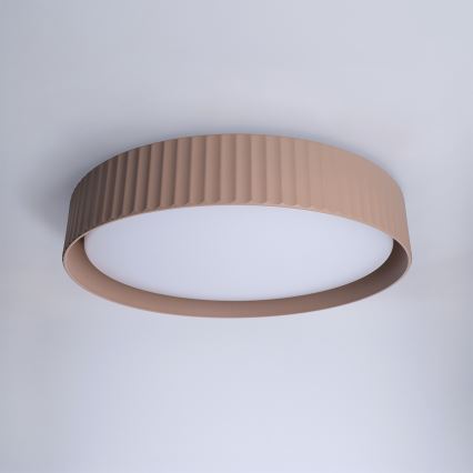 Brilagi - Ρυθμιζόμενο φωτιστικό οροφής LED LUCIA LED/48W/230V 3000-6500K Ø 41 cm καφέ + με τηλεχειριστήριο