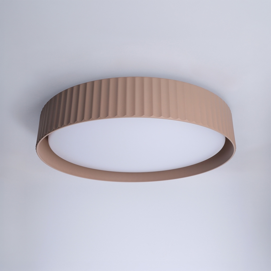 Brilagi - Ρυθμιζόμενο φωτιστικό οροφής LED LUCIA LED/48W/230V 3000-6500K Ø 41 cm καφέ + με τηλεχειριστήριο