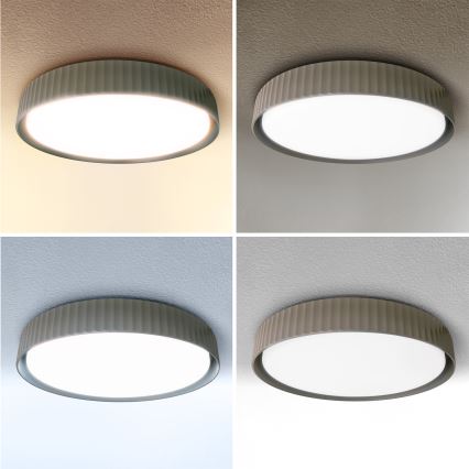 Brilagi - Ρυθμιζόμενο LED φωτιστικό οροφής LUCIA LED/60W/230V 3000-6500K Ø 59 cm taupe + τηλεχειριστήριο