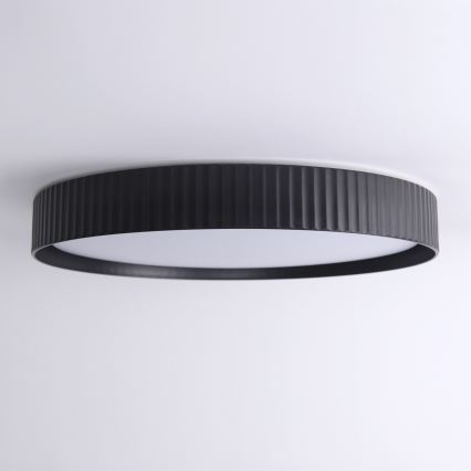 Brilagi - LED Ρυθμιζόμενο φωτιστικό οροφής LUCIA LED/60W/230V 3000-6500K διάμ. 59 εκ. μαύρο + τηλεχειριστήριο