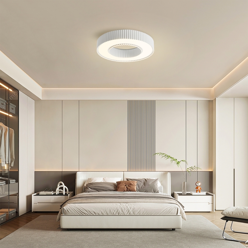 Brilagi - LED Ρυθμιζόμενο φωτιστικό οροφής LUMIX LED/48W/230V 3000-6000K λευκό Ø 50 cm + τηλεχειριστήριο