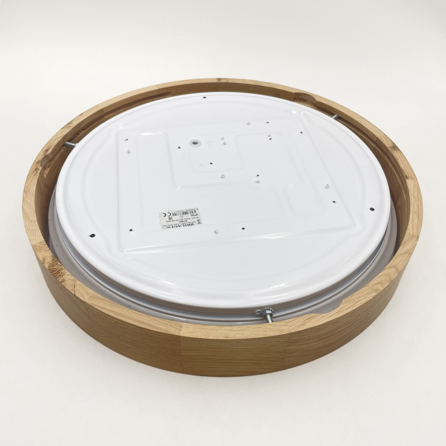 Brilagi - Ρυθμιζόμενο φωτιστικό οροφής LED MANAROLA SMART STARS LED/24W/230V 3000-6000K Wi-Fi Tuya Beacon Ø 41 cm δρυς + τηλεχειριστήριο