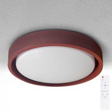 Brilagi - Ρυθμιζόμενο LED φωτιστικό οροφής MATTEO LED/48W/230V 3000-6500K διάμ. 41 εκ. κόκκινο + τηλεχειριστήριο