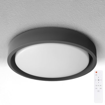 Brilagi - Ρυθμιζόμενο LED φωτιστικό οροφής MATTEO LED/60W/230V 3000-6500K διάμ. 51,5 cm μαύρο + τηλεχειριστήριο