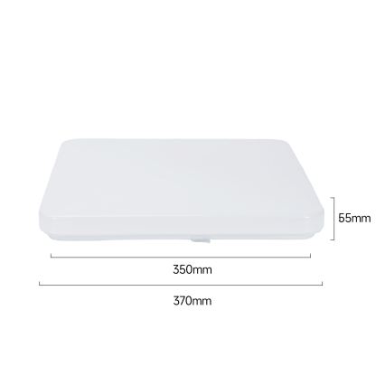 Brilagi - Ρυθμιζόμενο LED φωτιστικό οροφής MILKY WAY LED/24W/230V 3000-6500K 37x37 cm + τηλεχειριστήριο