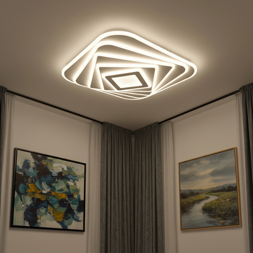 Brilagi - Ρυθμιζόμενο LED φωτιστικό οροφής MODERN LED/210W/230V 3000-6000K 55x55 cm + τηλεχειριστήριο