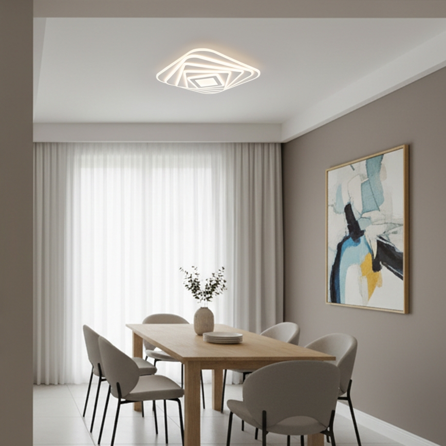 Brilagi - Ρυθμιζόμενο LED φωτιστικό οροφής MODERN LED/210W/230V 3000-6000K 55x55 cm + τηλεχειριστήριο