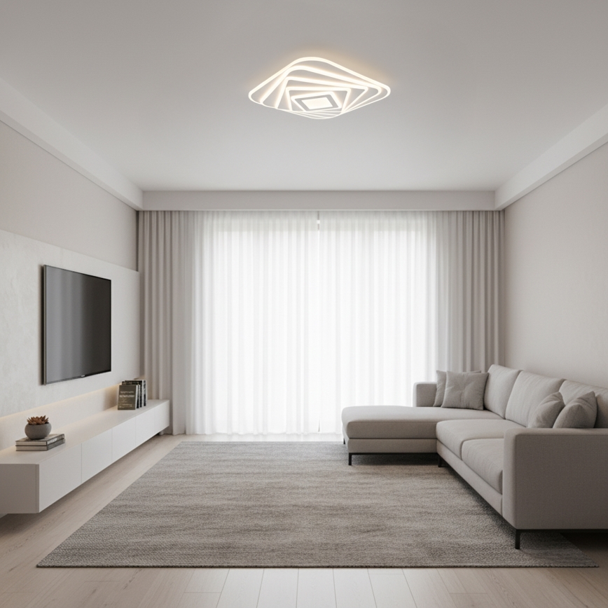 Brilagi - Ρυθμιζόμενο LED φωτιστικό οροφής MODERN LED/210W/230V 3000-6000K 55x55 cm + τηλεχειριστήριο