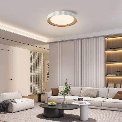Brilagi - Ρυθμιζόμενο φωτιστικό οροφής LED NEXO LED/48W/230V 3000-6000K λευκό Ø 43 εκ. + τηλεχειριστήριο