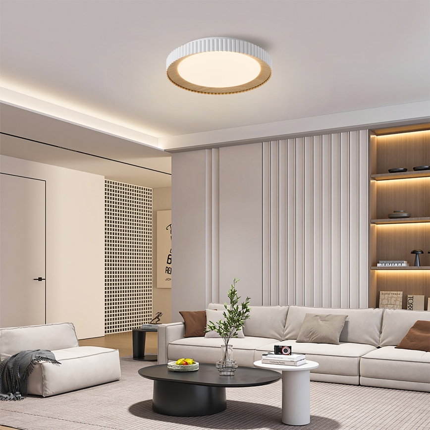Brilagi - Ρυθμιζόμενο φωτιστικό οροφής LED NEXO LED/48W/230V 3000-6000K λευκό Ø 43 εκ. + τηλεχειριστήριο
