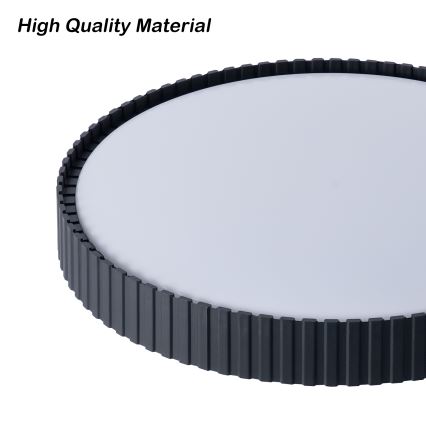 Brilagi - Ρυθμιζόμενο φωτιστικό οροφής LED ORINO LED/54W/230V 3000-6000K μαύρο Ø 43 cm + τηλεχειριστήριο