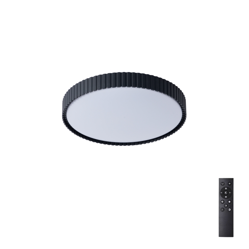 Brilagi - Ρυθμιζόμενο φωτιστικό οροφής LED ORINO LED/54W/230V 3000-6000K μαύρο Ø 43 cm + τηλεχειριστήριο