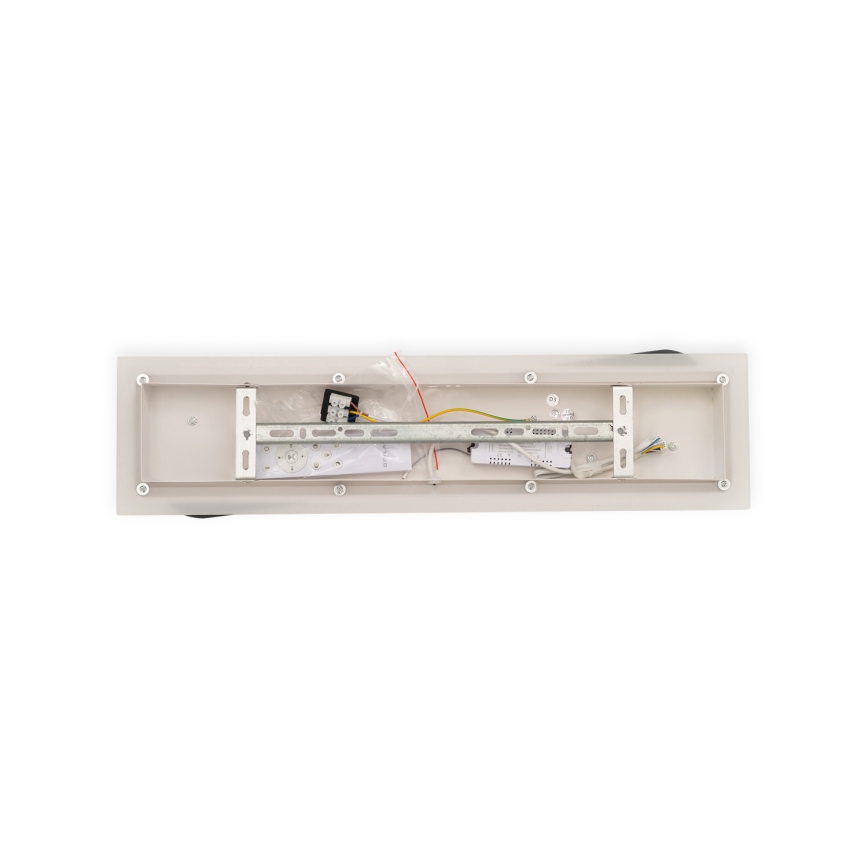 BRILAGI - LED ρυθμιζόμενο φωτιστικό οροφής OUTLINE LED/52W/230V 3000-6000K 15x60 cm λευκό/μαύρο + τηλεχειριστήριο