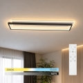 BRILAGI - Ρυθμιζόμενο LED φωτιστικό οροφής OUTLINE LED/66W/230V 3000-6000K 15x60 cm λευκό/μαύρο + τηλεχειριστήριο