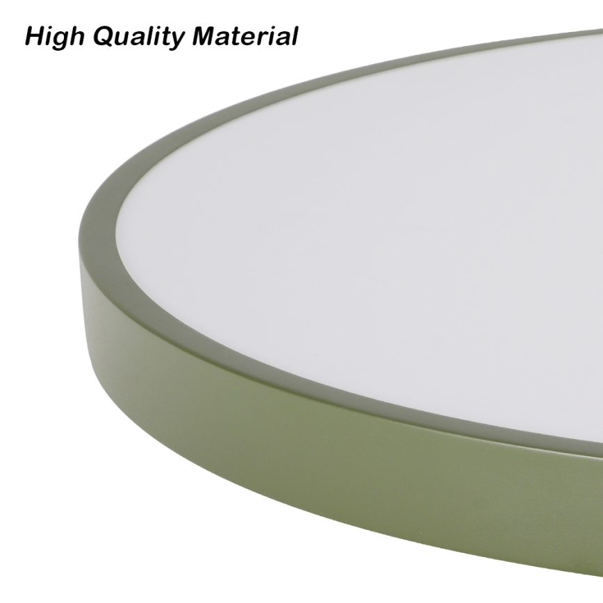 Brilagi - Ρυθμιζόμενο φωτιστικό οροφής LED POOL LED/36W/230V 3000-6000K διάμ. 30 cm πράσινο + τηλεχειριστήριο