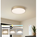 Brilagi - Ρυθμιζόμενο LED φωτιστικό οροφής POOL LED/48W/230V 3000-6000K Ø 40 cm χρυσό + τηλεχειριστήριο