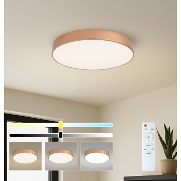 Brilagi - Ρυθμιζόμενο LED φωτιστικό οροφής POOL LED/60W/230V 3000-6000K Ø 50 cm μπρονζέ + τηλεχειριστήριο