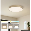 Brilagi - Ρυθμιζόμενο LED φωτιστικό οροφής POOL LED/60W/230V 3000-6000K Ø 50 cm χρυσό + τηλεχειριστήριο