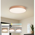 Brilagi - Ρυθμιζόμενο LED φωτιστικό οροφής POOL LED/60W/230V 3000-6000K, διάμ. 60 cm, μπρονζέ + τηλεχειριστήριο