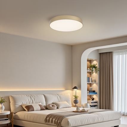 Brilagi - Ρυθμιζόμενο LED φωτιστικό οροφής POOL LED/60W/230V 3000-6000K Ø 50 cm χρυσό + τηλεχειριστήριο