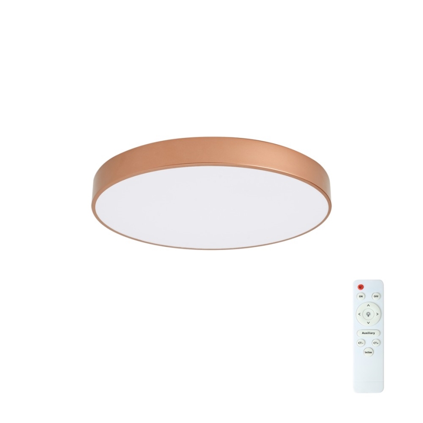 Brilagi - Ρυθμιζόμενο LED φωτιστικό οροφής POOL LED/60W/230V 3000-6000K, διάμ. 60 cm, μπρονζέ + τηλεχειριστήριο
